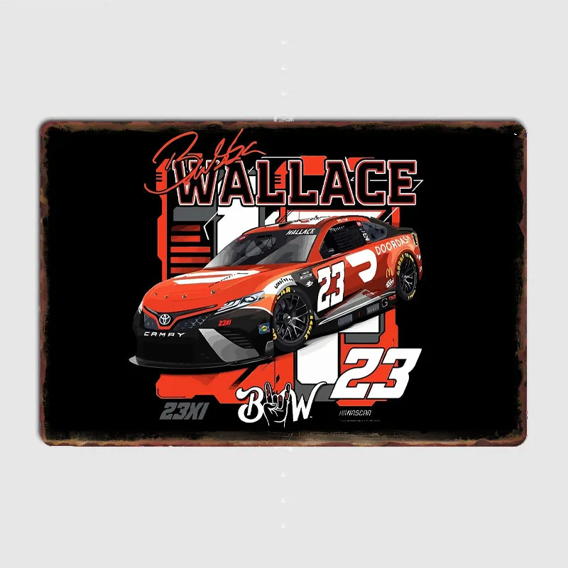 Interior Design Poster - bubba wallace 23 Nascar Racing Car