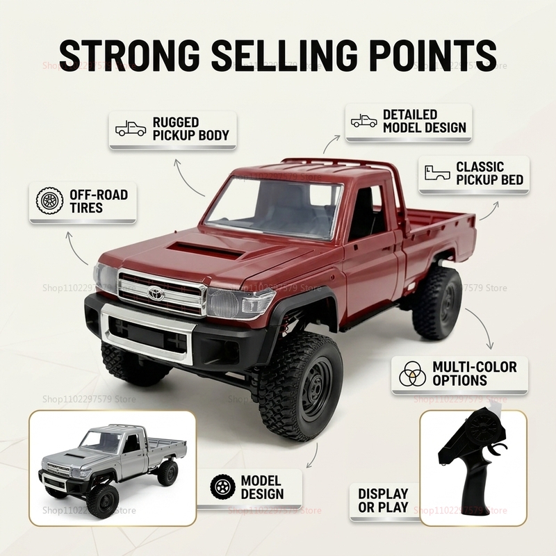 MN82 4WD Off-Road RC Car with  - Interior Design Experience recension och pris