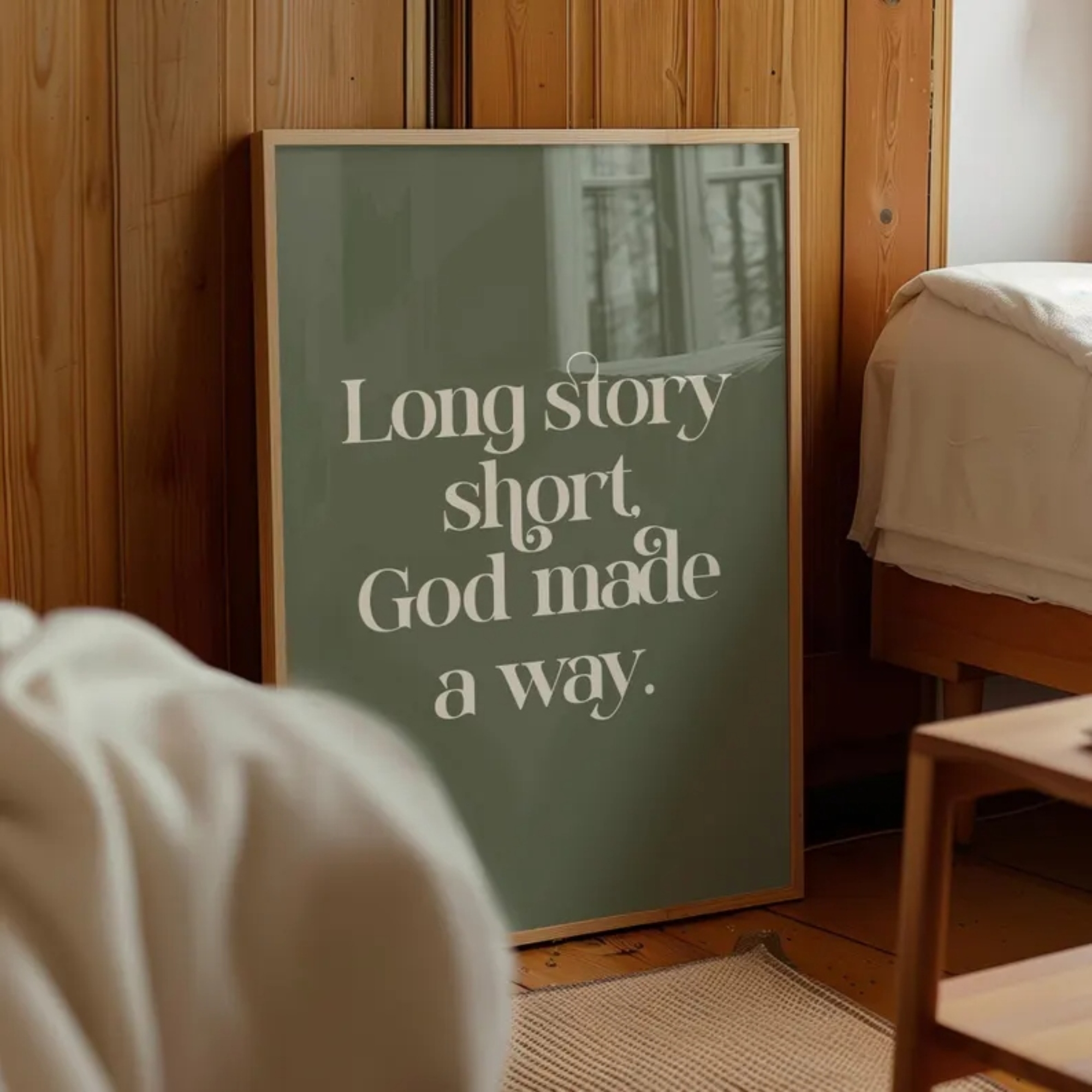 Long Story Short God Made A Wa - Interior Design Room recension och pris