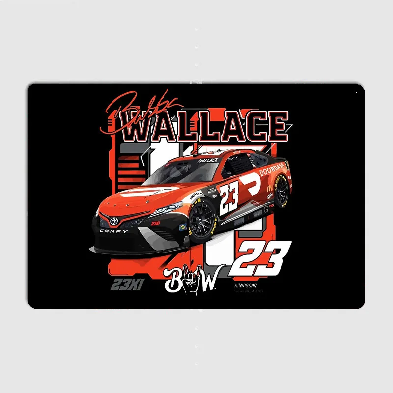 bubba wallace 23 Nascar Racing - Interior Design Poster recension och pris