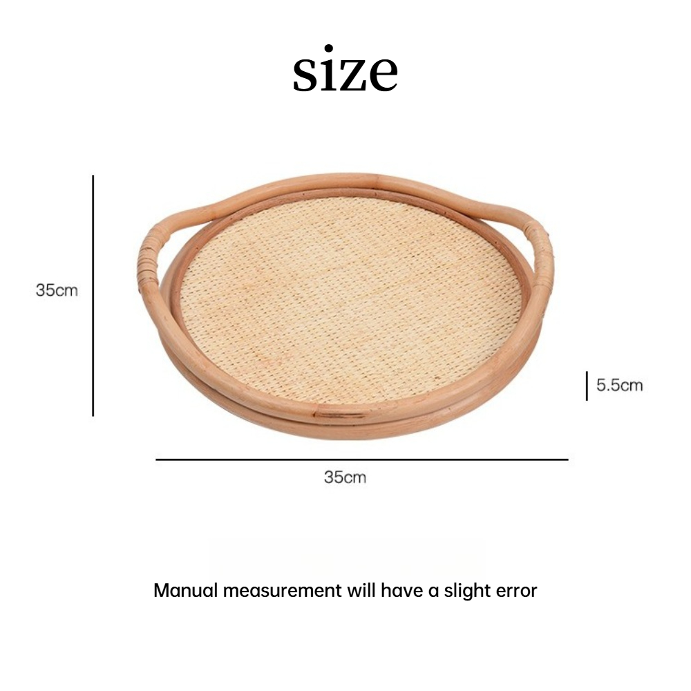 Natural Rattan Woven Tray, Sto - Rattan Tray Handle recension och pris