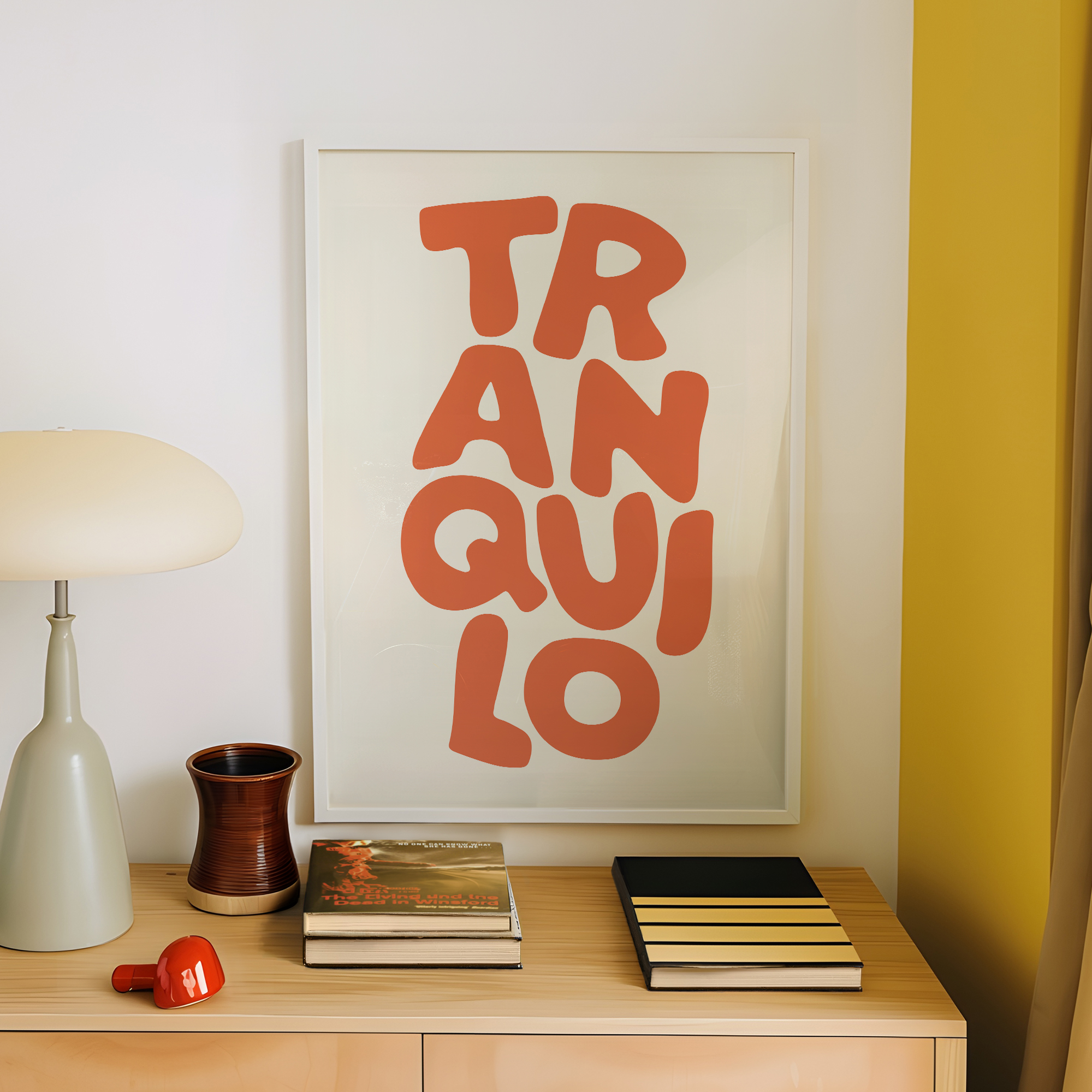 Boho Tranquilo Orange Cream Re - Interior Design Room recension och pris