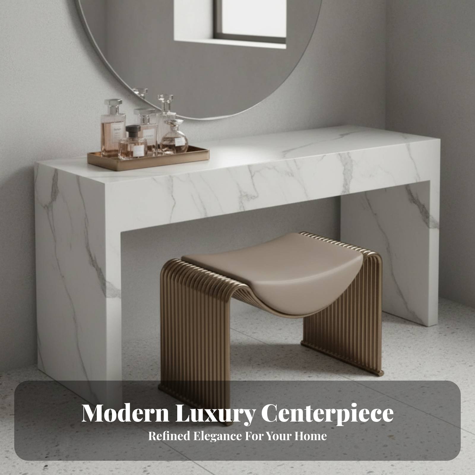 M-Shaped Vanity Stool Italian  - Interior Design Room recension och pris