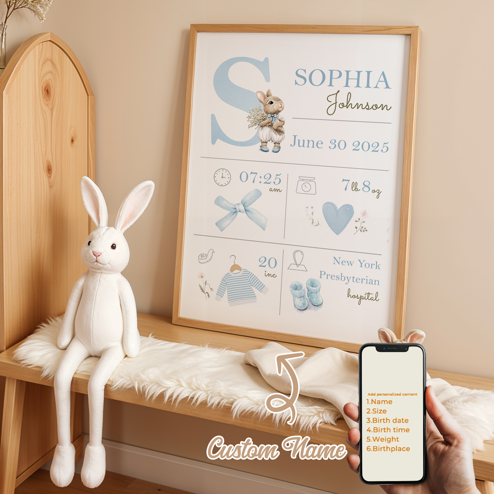 Personalized Custom Name Carto - Interior Design Room recension och pris