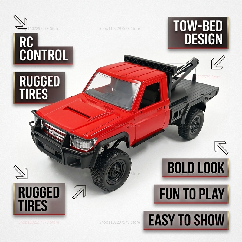 New MN82T RC Crawler 2.4G 4WD  - Interior Design Experience recension och pris