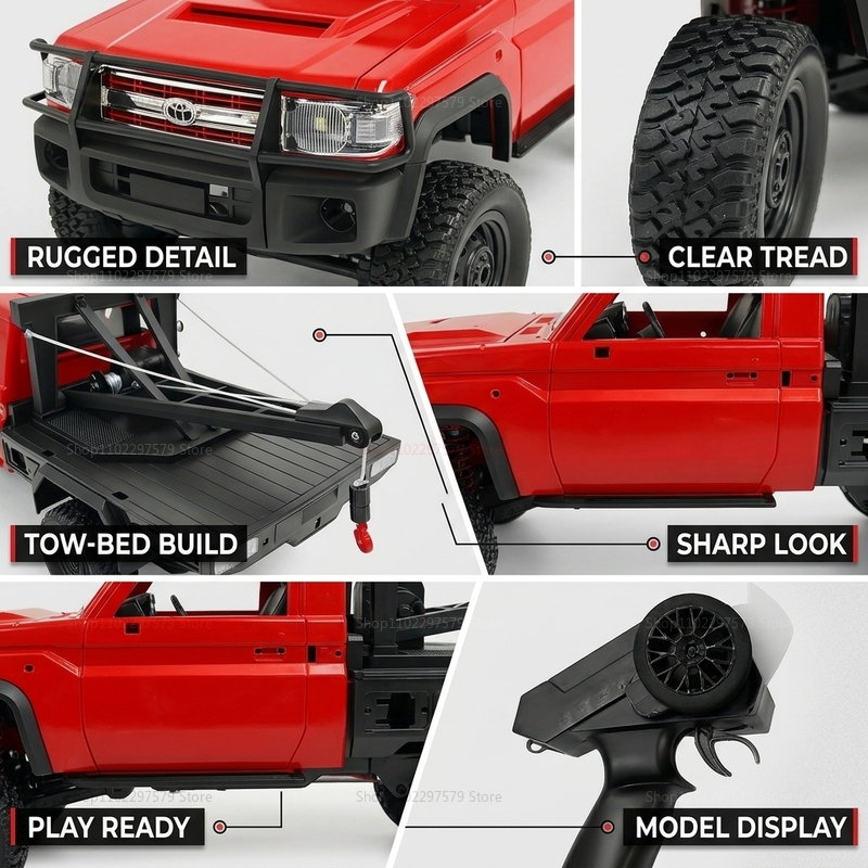 New MN82T RC Crawler 2.4G 4WD  - Interior Design Experience recension och pris