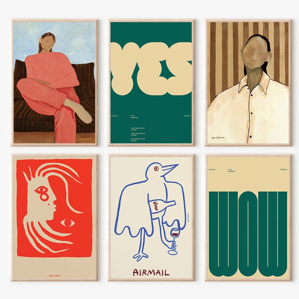 Frameless Abstract Gallery Dec - Interior Design Poster recension och pris