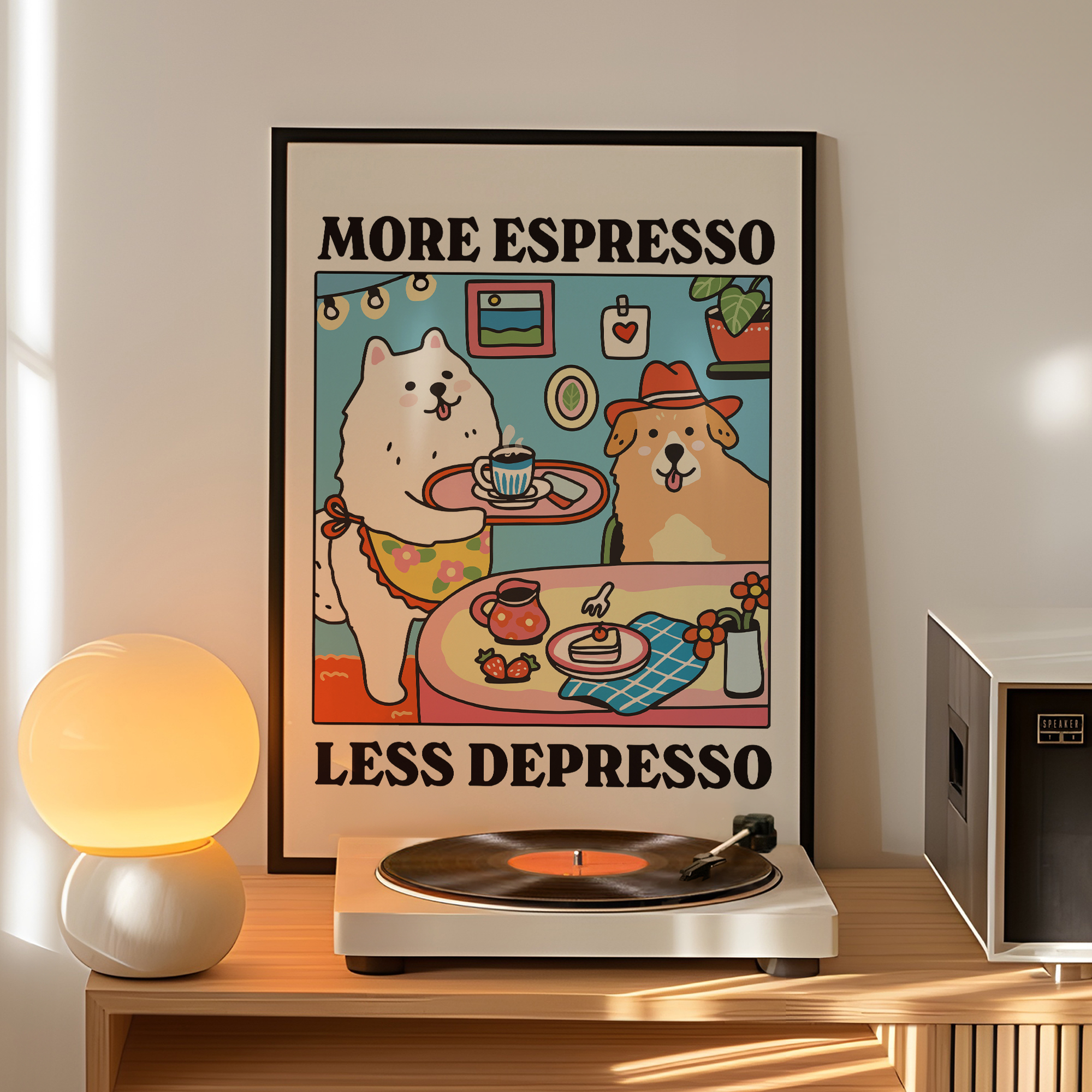 More Espresso Less Depresso Ca - Interior Design Room recension och pris