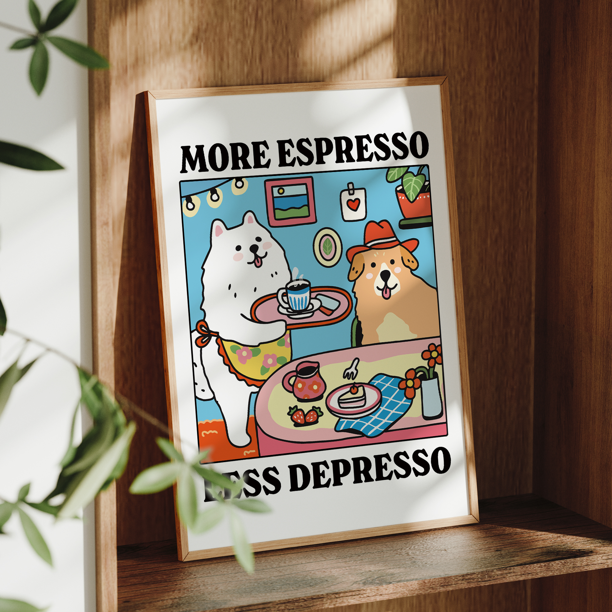 More Espresso Less Depresso Ca - Interior Design Room recension och pris