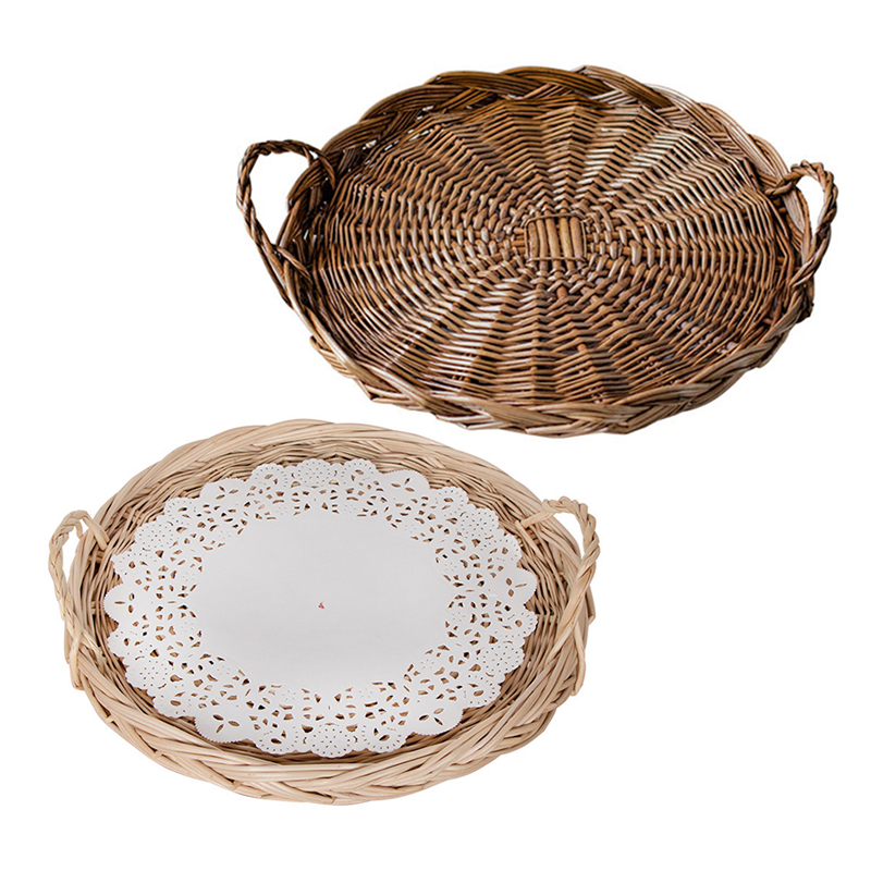 Vietnamese Wicker Basket Ratta - Rattan Tray Handle recension och pris
