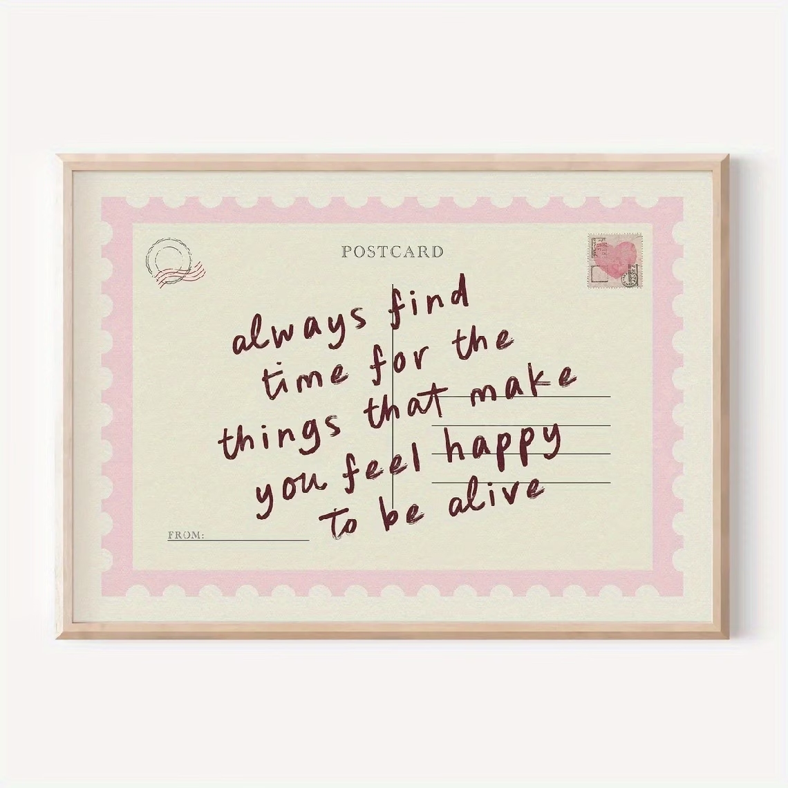 Retro Postcards That Encourage - Interior Design Room recension och pris