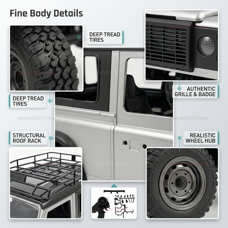1/12 4WD RC Crawler MN98 MN99s - Interior Design Experience recension och pris