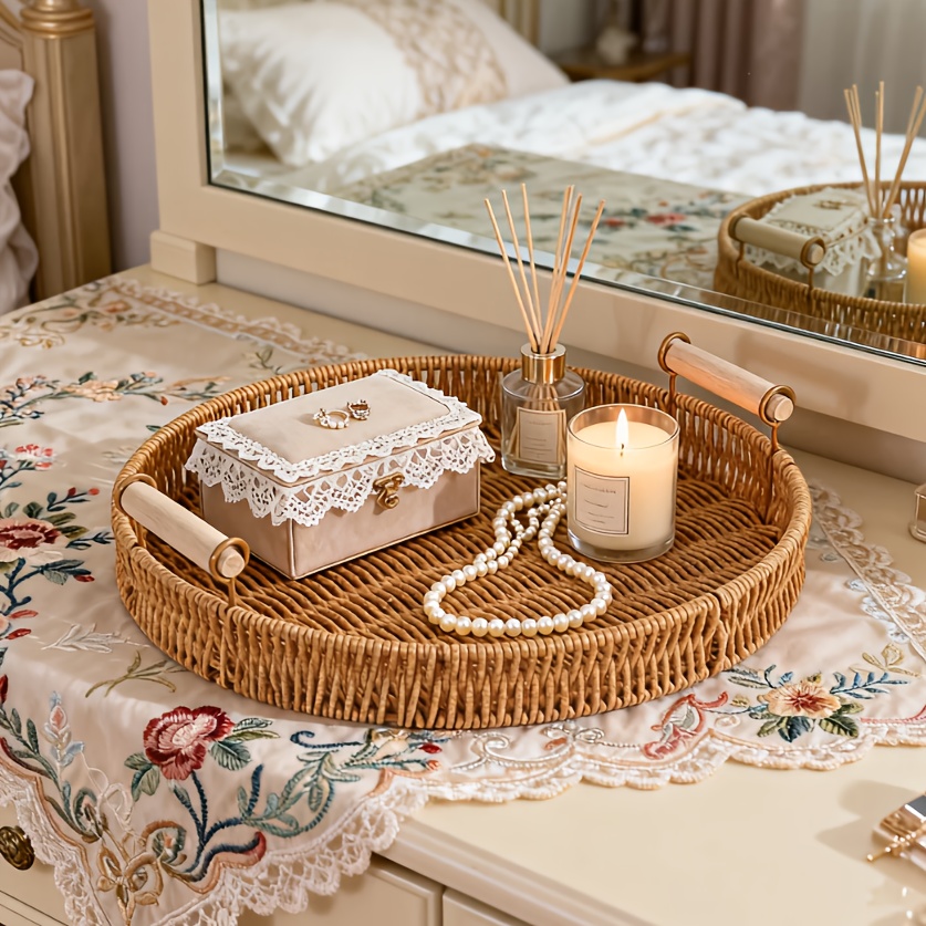 Spring Picnic Set with a Ratta - Rattan Tray Handle recension och pris