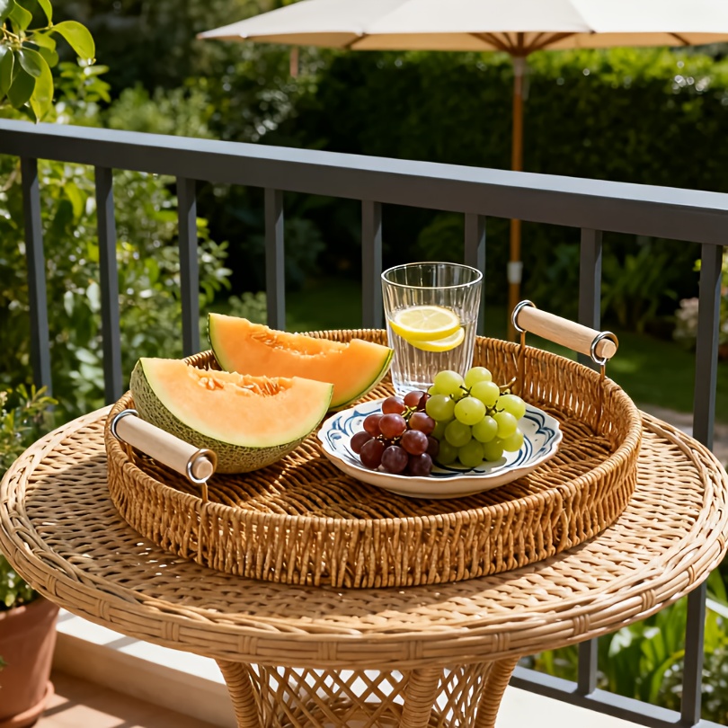 Spring Picnic Set with a Ratta - Rattan Tray Handle recension och pris