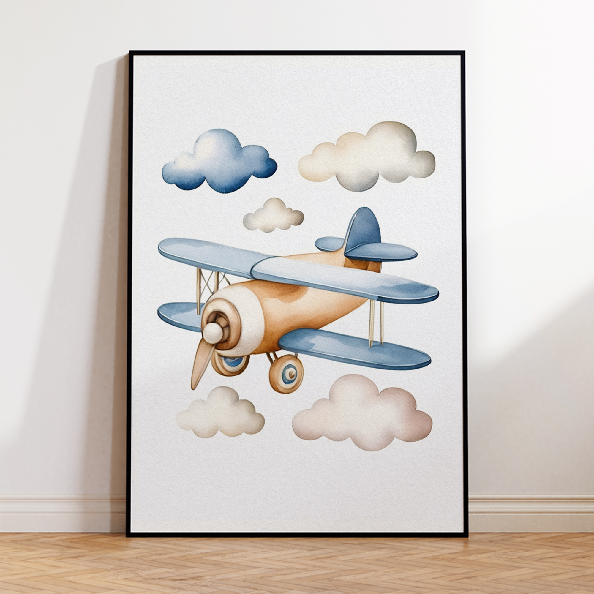 Cartoon Children Airplane Heli - Interior Design Room recension och pris