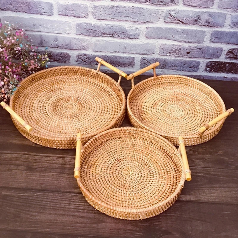 Rattan Strap Handle Storage Ba - Rattan Tray Handle recension och pris