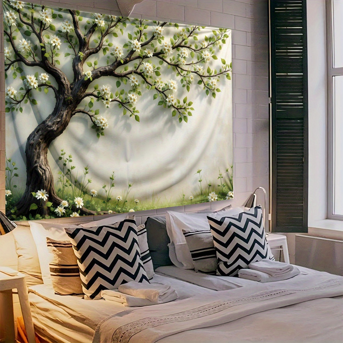 3D Blossoming Tree Wall Mural  - Interior Design Zen Style recension och pris