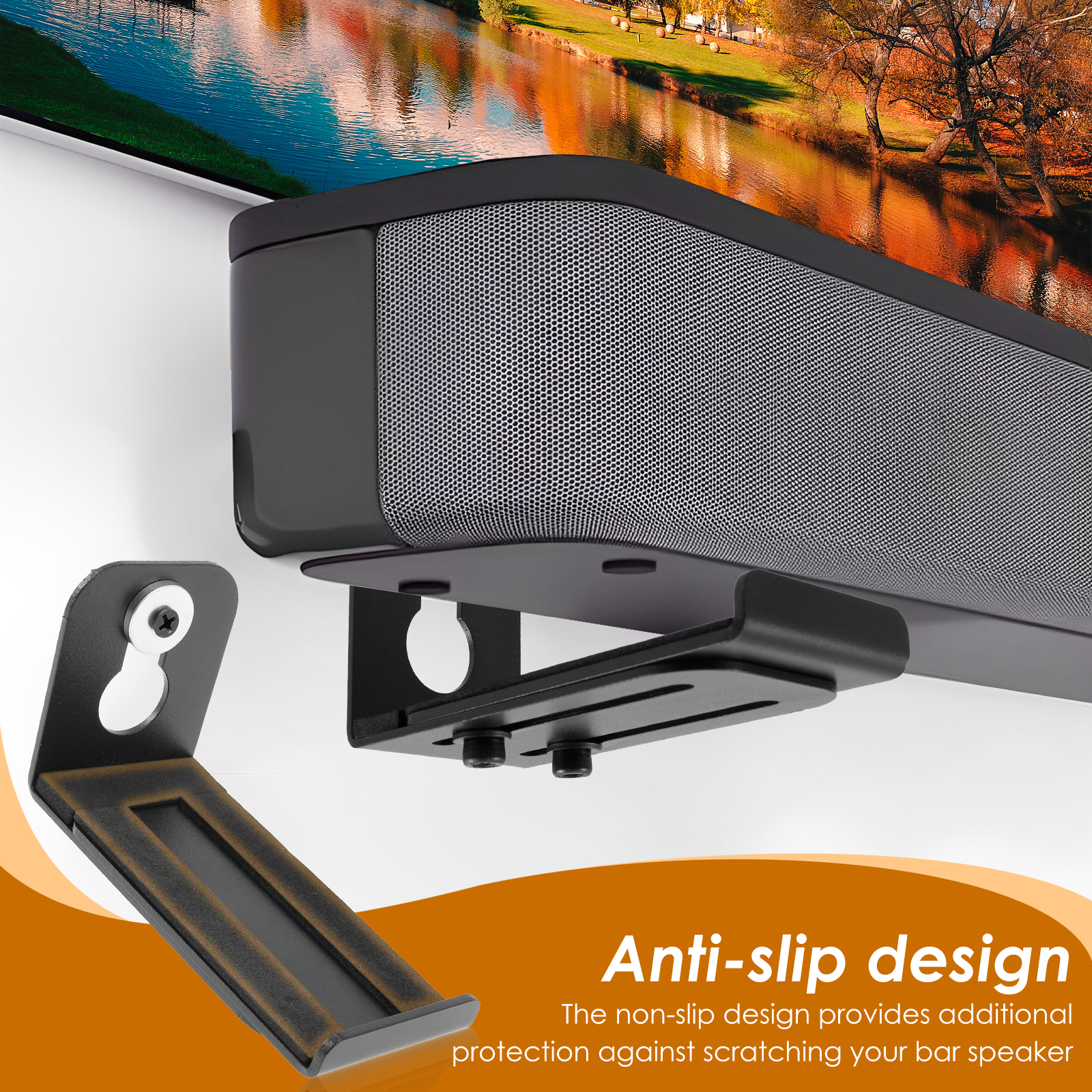 2Pcs Soundbar Speaker Stands W - Interior Design Room recension och pris
