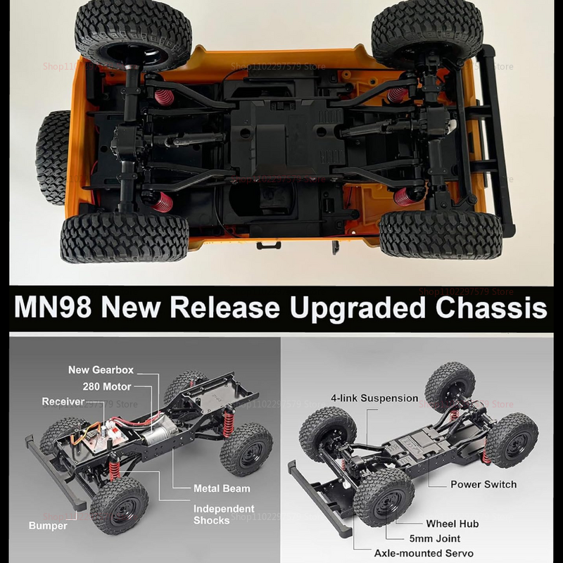 New 1:12 Scale RC Cars MN99s M - Interior Design Experience recension och pris