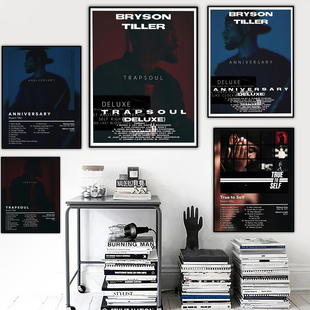 B-Bryson Tiller Rapper Album P - Interior Design Poster recension och pris