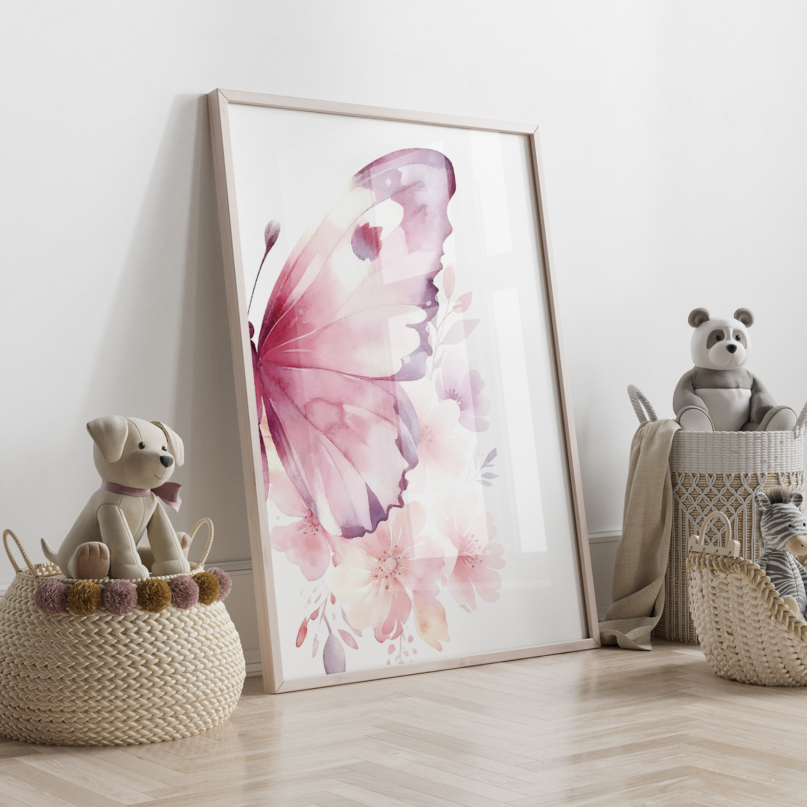 3pcs Cartoon Children Pink Lov - Interior Design Room recension och pris