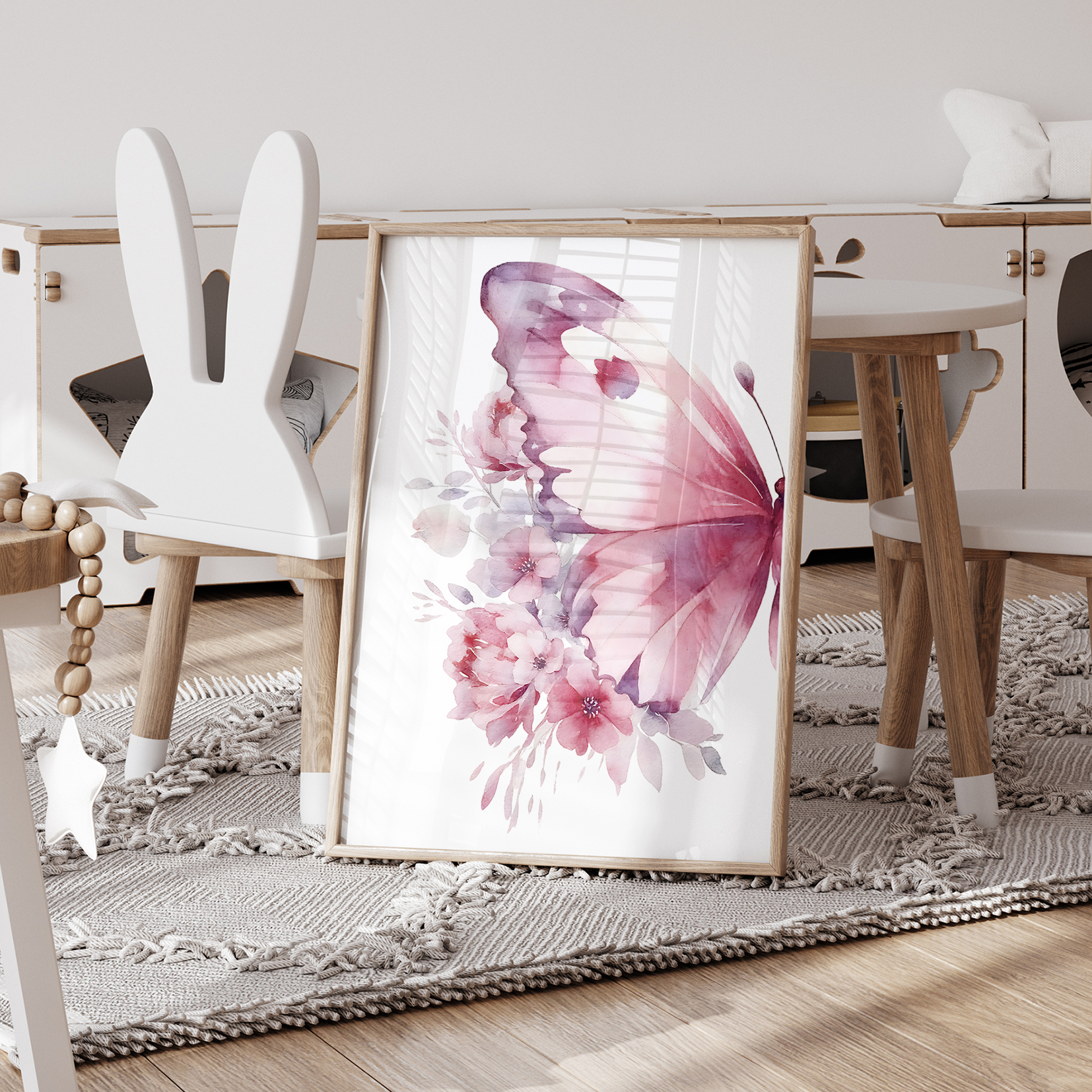 3pcs Cartoon Children Pink Lov - Interior Design Room recension och pris