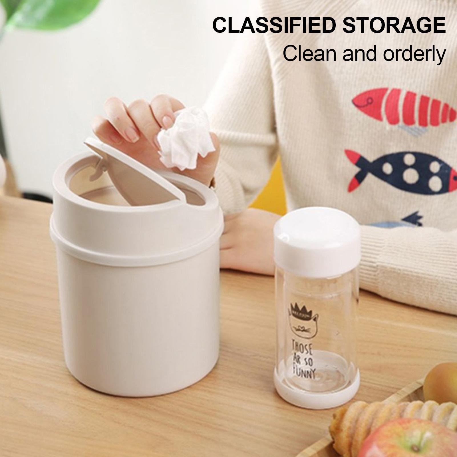 Mini Desktop Bin Small Trash C - Interior Design Type recension och pris