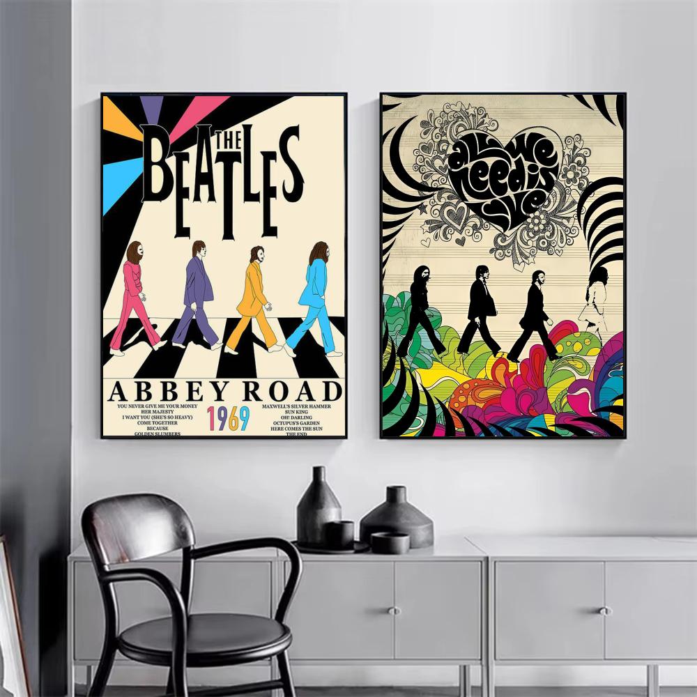 Pop Band T-The Beatles Poster  - Interior Design Poster recension och pris
