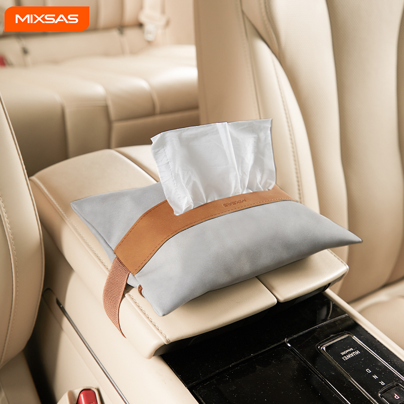 MIXSAS Car Tissue Box PU Faux  - Interior Design Type recension och pris