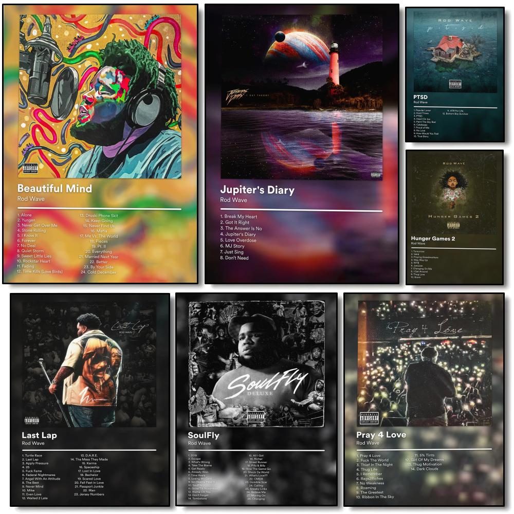 Emotional Rap R-Rod Wave Poste - Interior Design Poster recension och pris